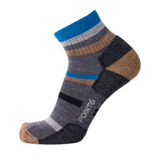 Point6 37.5 Hiking Mixed Stripe | Light Mini Crew