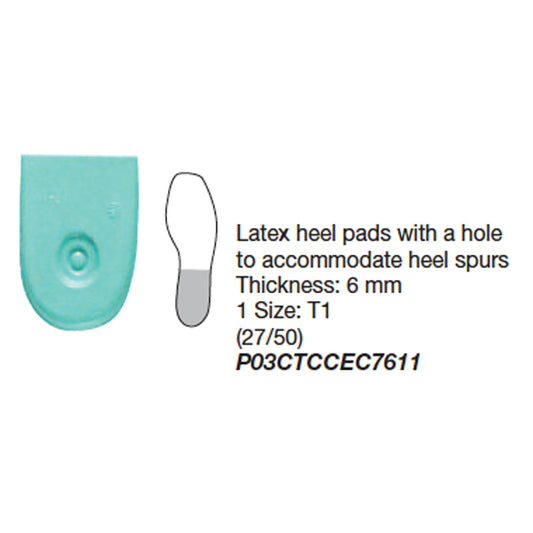 Latex-heel-pads