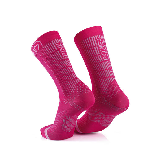 Sidas Run Pink Crew Running Socks